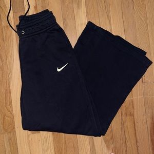 Wide leg sweat pants